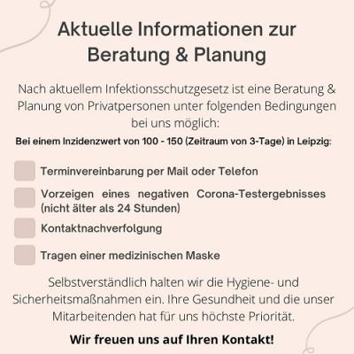 Aktuelle Informationen zur Beratung & Planung 