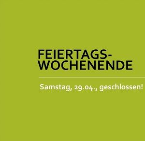 Samstag geschlossen