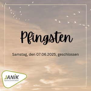 Pfingsten - veränderte Öffnungszeit Pfingsten - veränderte Öffnungszeit