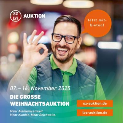 Bieten Sie mit bei der LVZ SZ Auktion