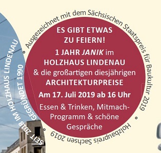 1 Jahr im Holzhaus Lindenau – das feiern wir! 1 Jahr im Holzhaus Lindenau – das feiern wir!